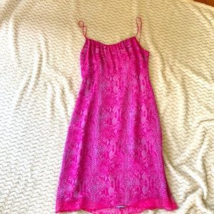 Y2K vintage Python pattern Bodycon 👗 Dress